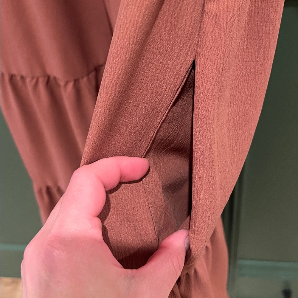 Entro Ruffle Sleeve Long Dress - Picture 3 of 6